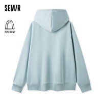 森马（Semir）卫衣男时尚印花保暖宽松上衣 蓝绿41505 160/80A/XS