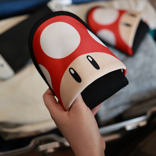Nintendo 任天堂 Switch 超级马力欧（超级蘑菇）便携拖鞋  舒适家居