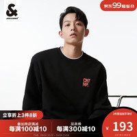 杰克琼斯 杰克·琼斯（JACK&JONES）秋季男装宽松撞色假两件圆领