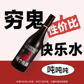 LADY PENGUIN 醉鹅娘 喝个鸟酒西班牙原瓶进口干红葡萄酒750ml*2瓶高档  发红标