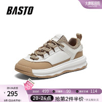 BASTO 百思图 时髦街头运动休闲板鞋厚底男休闲鞋Z0180CM3