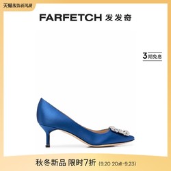 MANOLO BLAHNIK 女士Hangisi 中跟鞋FARFETCH发发奇