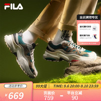 FILA 斐乐细胞鞋CELLA男鞋休闲鞋时尚厚底老爹鞋运动鞋 砂金石/硅化木-AP 42