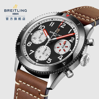 BREITLING 百年灵 传奇航空计时腕表42致敬传奇战斗机特别版 黑色-42-蚊式轰炸机