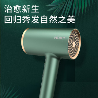 Haier 海尔 吹风筒家用大功率负离子家用恒温速干护发电吹风机  HC51-2028升级版伊甸绿