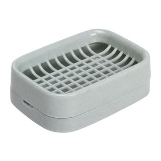 88VIP：CHAHUA 茶花 沥水肥皂盒家用浴室大号皂架塑料简约欧式双层香皂盒香皂盘