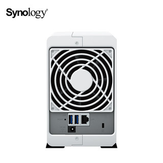 Synology 群晖 DS223j NAS搭配1个TP-LINK全彩500万家用室内摄像头