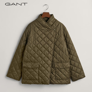 GANT 甘特 女士时尚宽松棉服外套|4700275 349 XXS