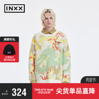 英克斯（inxx）Standby 潮牌混色刺绣logo套头针织衫XMD4061550 印花色 S