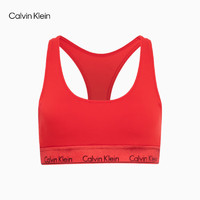 Calvin Klein内衣女无钢圈轻运动美背文胸QF7445AD XAT-夕阳红 S