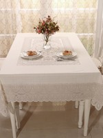 多沃 日本进口桌布防水防油免洗餐桌桌布欧式PVC蕾丝台布餐桌布长方形