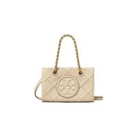 TORY BURCH 汤丽柏琦 Fleming系列 女士羊皮革手提包 152334 奶油白 迷你