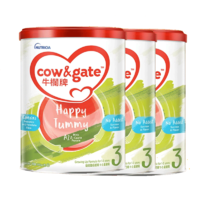 Cow&Gate; 牛栏 牌奶粉3段1-3岁900g[3罐装]