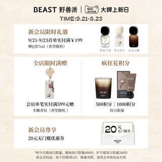 THEBEAST野兽派秋意浓骨瓷马克杯对杯杯碟套装水杯新婚