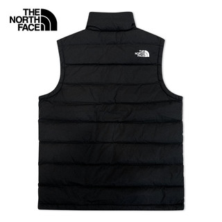 北面（The North Face）羽绒马甲男款户外保暖背心550蓬鹅绒填充防风防水88R6 JK3/黑色 3XL/190