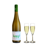 克尼普豪森（Knyphausen）G100国际金德国原瓶半干白knyp雷司令半甜白茉莉青提葡萄酒 半干白单支装
