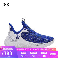 安德玛（UNDERARMOUR）库里Curry Flow 9男女运动篮球鞋3025631 蓝色401 42.5