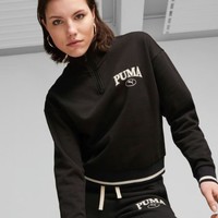 PUMA 彪马 SQUAD HALF-ZIP MOCK NECK 女子针织卫衣 68152401