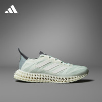 adidas 阿迪达斯 「洞能跑鞋」4DFWD 3随心畅跑舒适跑步鞋男子阿迪达斯官方 绿色/白色/灰色 39(240mm)