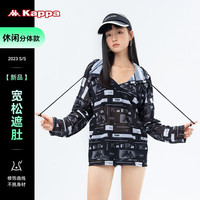 卡帕分体2023游泳衣女士遮肉显瘦保守三件套高级感女泳衣 经典黑011 L 身高157-167cm体重48-55kg