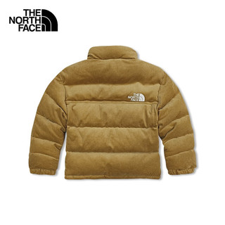 北面（The North Face）羽绒服女款经典ICON防泼水防风600蓬双面穿外套831J KOK/卡其色 XS/150