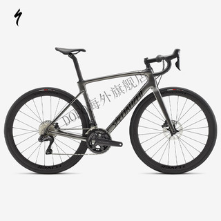 闪电（SPECIALIZED） ROUBAIX EXPERT 竞赛耐力碳纤维骑行公路自行车 光泽烟灰/柏油黑/银色沙尘 49