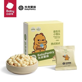 PLUS会员：babycare 益生元小馒头 原味 100g