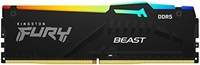 Kingston 金士顿 Fury Beast DDR5 RGB 16GB(2x8GB)4800MT/s DDR5 CL38 DIMM 台式游戏内存套件