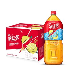Uni-President 统一 冰红茶（柠檬味红茶饮料） 2L*6瓶 整箱装