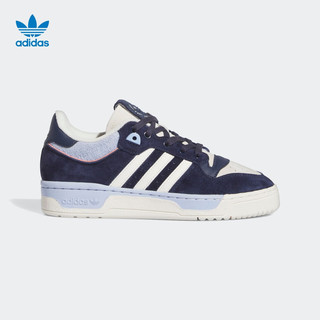 adidas阿迪达斯三叶草HYC RIVALRY 86男女经典运动鞋IG3434 藏青蓝/白 38(235mm)