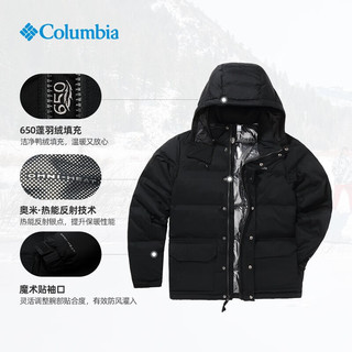 哥伦比亚 羽绒服男23冬季外套加厚防寒保暖防泼水WE0995 010 XL