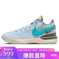 NIKE 耐克 篮球鞋男詹姆斯缓震LEBRON NXXT秋运动鞋DR8788-400紫蓝42