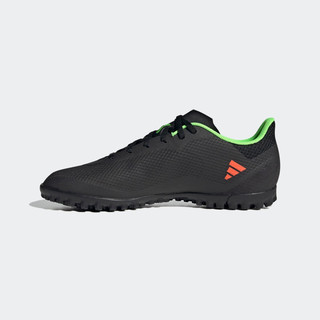 adidas阿迪达斯X SPEEDPORTAL.4男飞盘硬人造草坪足球运动鞋 黑色/橙色 42(260mm)