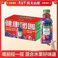 农夫山泉 农夫果园30%混合果汁饮料（葡萄蓝莓苹果石榴西梅）450ml
