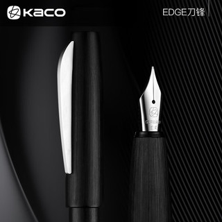 KACO 文采 钢笔 EDGE刀锋系列 黑色 EF尖 单支装