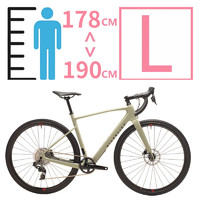 迪卡侬（DECATHLON）GCR砾石公路自行车竞速越野超快超轻碳纤维全地形赛车OVB1 青玉色L码 适合身高178cm~190cm