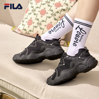 FILA 斐乐 猫爪鞋女鞋复古运动鞋时尚休闲鞋FLUID 4