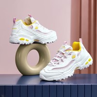 PLUS会员：SKECHERS 斯凯奇 D'lites系列 女士休闲运动鞋 66666214