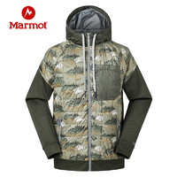 Marmot 土拨鼠 男士轻量速干保暖舒适拼接棉服
