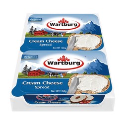 Wartburg 沃特堡 涂抹奶油奶酪 原味 150g*2盒