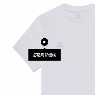 匡威（Converse） 初秋男女简约复古棉质短袖纯色T恤10023876 10023876-A01 2XL