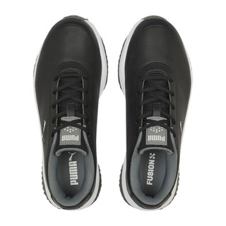 彪马 高尔夫球鞋男款   Fusion Tech SL 时尚舒适无钉鞋子 黑色/灰色 6.5码/40/255mm