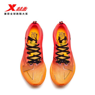 特步竞速160X5.0PRO马拉松专业跑鞋PB 荧光杏橙/激光红 38 