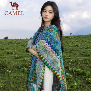 骆驼（CAMEL）针织披肩女