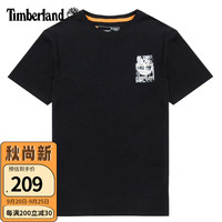 Timberland T恤男夏季户外运动半袖休闲棉质透气宽松圆领短袖 A62HD001/偏大一码 XL/185