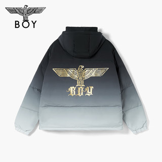 BOY LONDON秋季款外套老鹰时尚保暖羽绒服N28909 黑色 XS