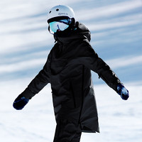 RUNNING RIVER 极限 女士韩版时尚防风保暖透气双板单板滑雪服套装上衣N9430L 黑色095 单件上衣 S