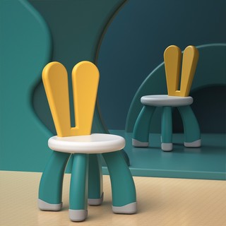 PLUS会员：Wangao 万高 儿童玩具积木桌子兼容乐高积木拼装玩具萌兔椅子一把