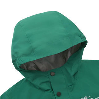 探路者（TOREAD） 儿童冲锋衣男女中大童装秋冬季保暖加厚外套夹克 琥珀绿 170