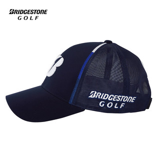 普利司通（Bridgestone）高尔夫球帽男女棒球帽全新功能型防水防晒遮阳帽子  白色